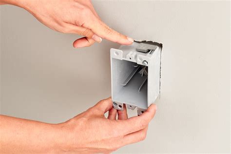 how to replace a electrical box|installing a remodel electrical box.